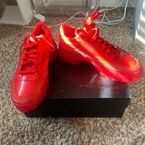 Reebok Bold Red Sneakers